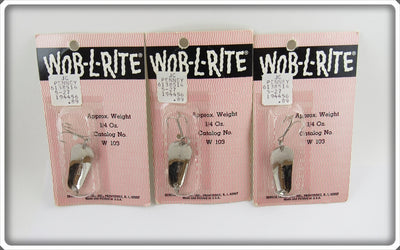Seneca Tackle Co Inc Wob L Rite Lot Of Three Sealed On Cards