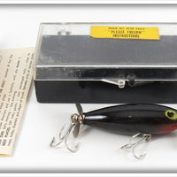 Vintage Poe's Black Ace In the Hole Lure In Box 