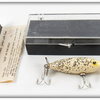 Poe's Ghost White With Sparkles Ace In The Hole Lure In Box 