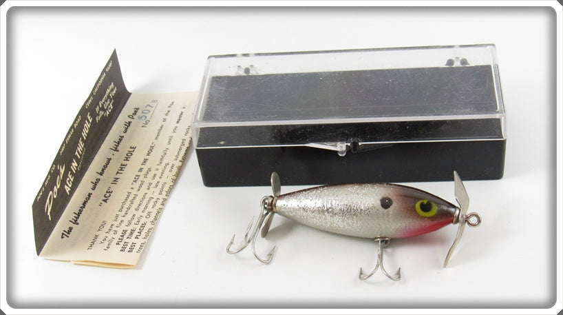 Poe's Threadfin Shad With Sparkles Ace In The Hole In Box For Sale