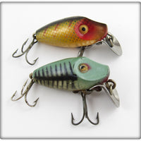 Heddon Midget Digit Pair: Green Shore & Perch