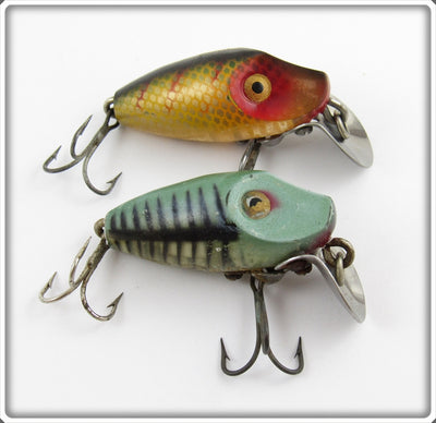 Heddon Midget Digit Pair: Green Shore & Perch