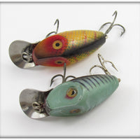 Heddon Midget Digit Pair: Green Shore & Perch