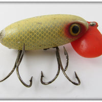 Arbogast Silver Scale Plastic Lip Jitterbug