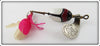 Vintage Lur All Red & White Beetle Bug Lure Bait