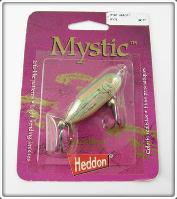 Vintage Heddon Life Like Mystic Torpedo Lure On Card