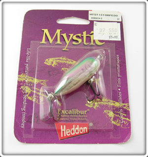 Vintage Heddon Life Like Mystic Torpedo Lure On Card