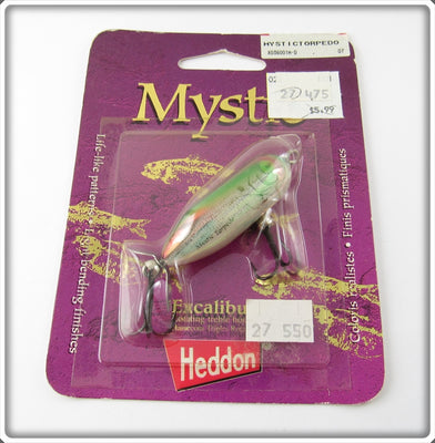 Vintage Heddon Life Like Mystic Torpedo Lure On Card