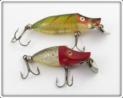 Heddon Perch Tiny Floating Runt & Red Head Flitter Tiny Runt