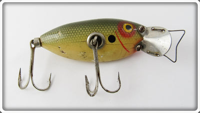 Vintage Tru Temper Green Scale Crippled Shad Lure