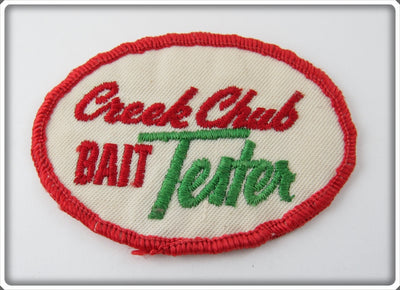 Vintage Creek Chub Bait Tester Patch