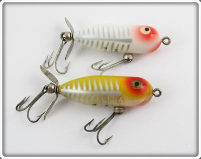 Heddon White Shore & Yellow Shore Tiny Torpedo Pair