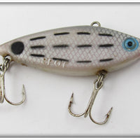 Vintage Cotton Cordell Grey Scale Black Stripes Spot Lure