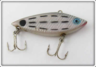 Vintage Cotton Cordell Grey Scale Black Stripes Spot Lure