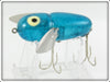Heddon Blue Sparkle Crazy Crawler