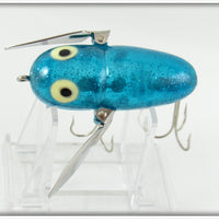 Heddon Blue Sparkle Crazy Crawler