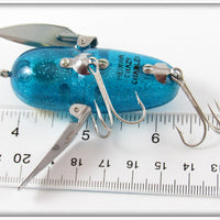 Heddon Blue Sparkle Crazy Crawler