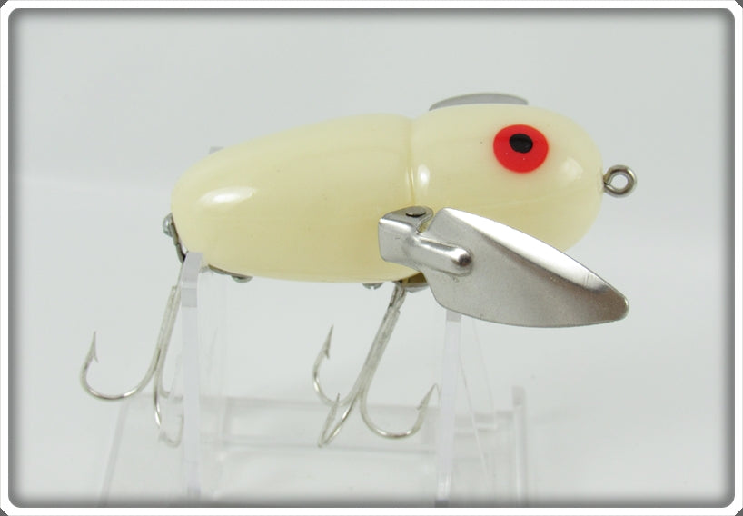 Heddon Bone Red Eyes Crazy Crawler Lure 