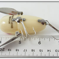 Heddon Bone Red Eyes Crazy Crawler