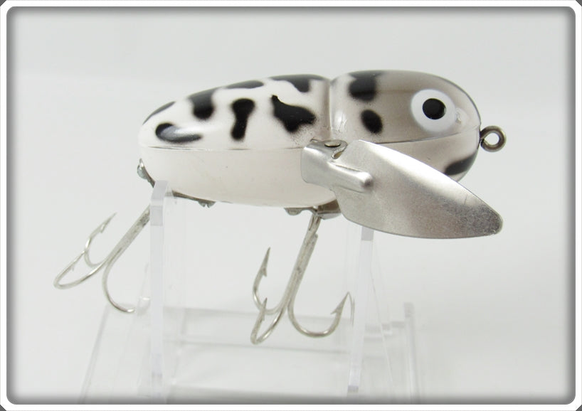 Heddon White & Black Coachdog Crazy Crawler Lure