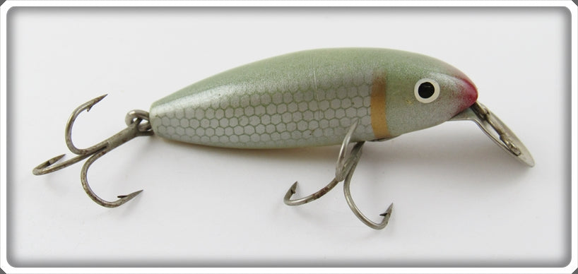 Vintage Wallsten Tackle Co Green & Silver Scale Cisco Kid Lure