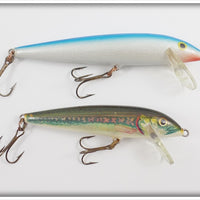 Rapala Countdown Ireland Pair: Blue/Silver & Natural Finish