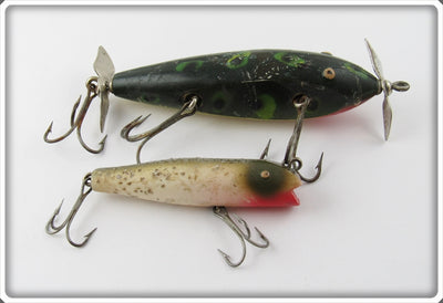 Vintage Creek Chub Fishable Darter & Injured Minnow Lure Pair