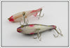 J & R Tackle Co Jim Bo Pair: Clear With Glitter & Black With Yellow Stripes