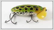 Vintage Fred Arbogast Frog Spot Plastic Lip Jitterbug Lure