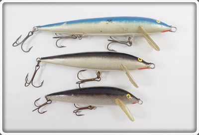 Rapala Countdown Finland Trio: Silver/Black & Silver/Blue