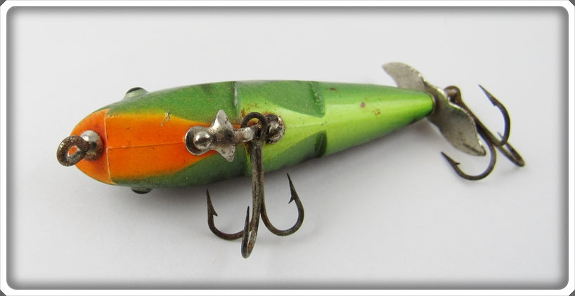 charm rabbit's foot vintage fishing lures Vintage Luhr Jensen Bass Finish Johnny Rattler Lure For Sale
