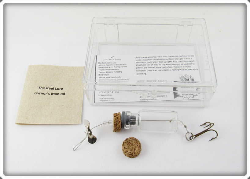 Vintage Dry Creek Lures The Reel Lure Minnow Tube Lure In Box