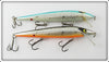 Vintage Smithwick Chrome Black & Chrome Blue Rogue Lure Pair