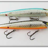 Vintage Smithwick Chrome Black & Chrome Blue Rogue Lure Pair