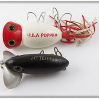 Arbogast Hula Popper In Box & Jitterbug Pair