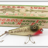 Vintage Creek Chub Silver Flash Midget Darter Lure In Box