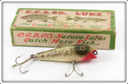 Vintage Creek Chub Silver Flash Midget Darter Lure In Box