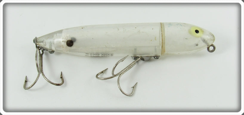 Vintage Heddon Clear Transparent Original Zara Spook Lure