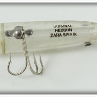 Heddon Clear Transparent Original Zara Spook