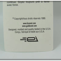 Heddon Blue Red Head Tiny Crazy Crawler On Card