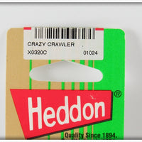 Heddon Clear Tiny Crazy Crawler On Card