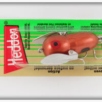 Heddon Copper Tiny Crazy Crawler Lure On Card 
