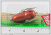 Heddon Copper Tiny Crazy Crawler On Card