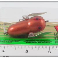 Heddon Copper Tiny Crazy Crawler On Card