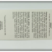 Heddon Copper Tiny Crazy Crawler On Card