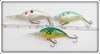 Bill Dance/Bomber Lot Of Three: 2 Fat Free Guppy & Susp Fingerling