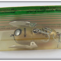 Heddon Gold Yellow Wings Tiny Crazy Crawler On Card