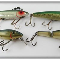 Vintage L&S MirroLure Lure Lot Of Four