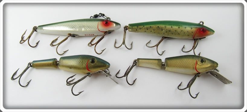 Vintage L&S MirroLure Lure Lot Of Four