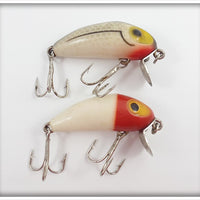 Wright & McGill Miracle Minnow Pair: Red/White & Black Scale